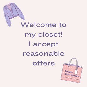Hey, y'all! I am open to offers on my listings